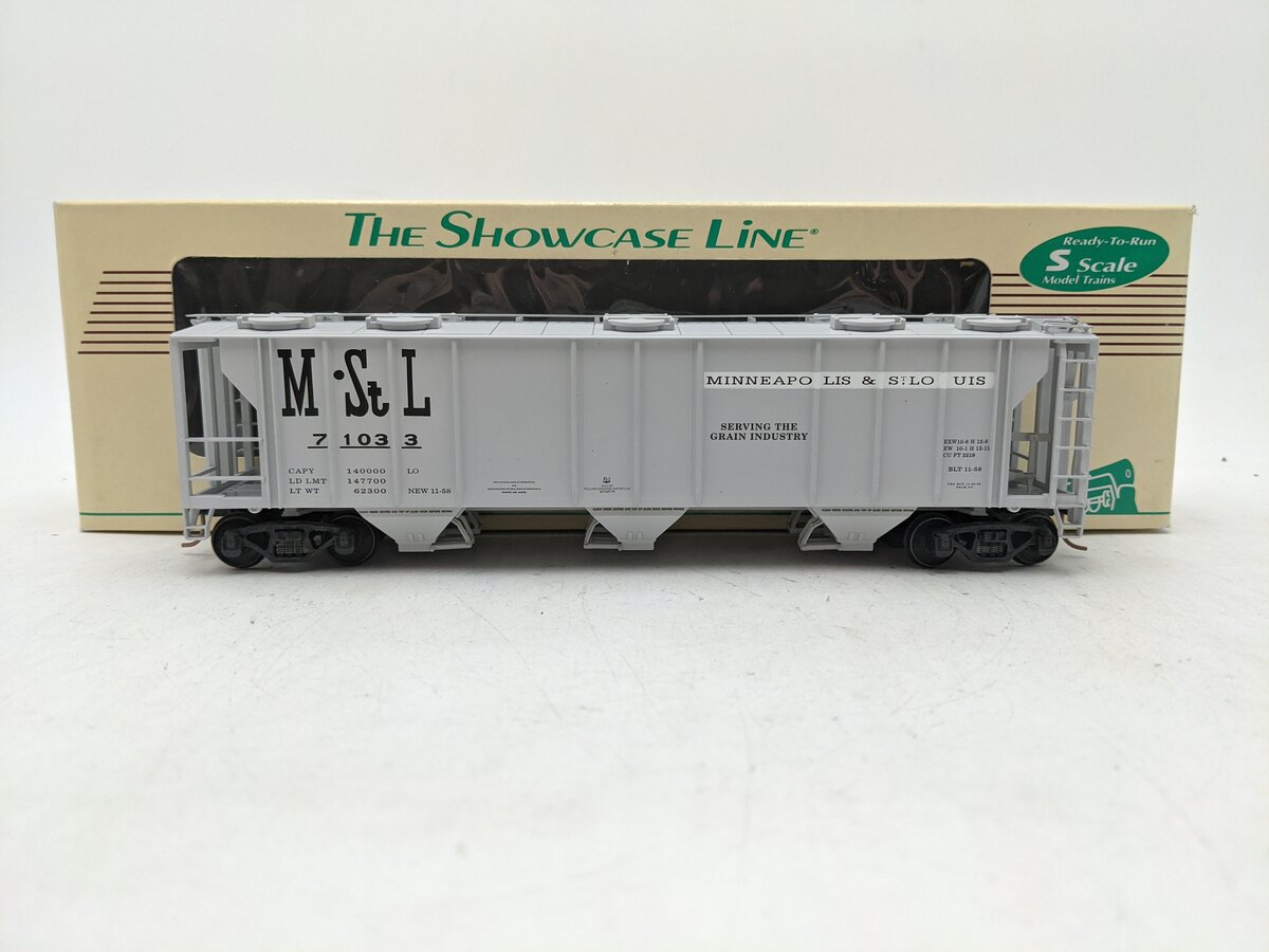 S-Helper Service 00418 S Scale M&STL 3-Bay PS-2 Hopper #71033 EX/Box