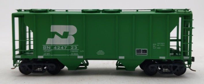 S-Helper 00083 "S" Scale Burlington 2-Bay PS-2 Hopper LN/Box