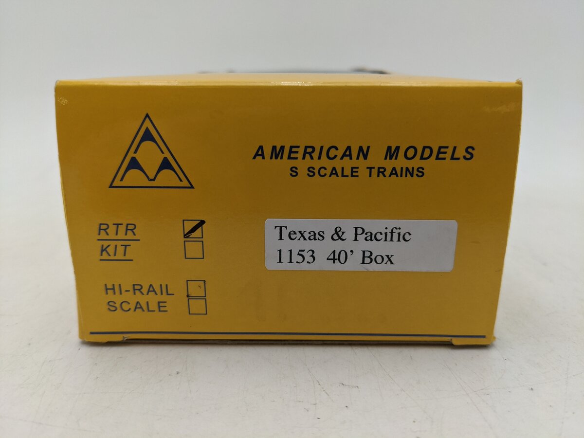 American Models 1153 S Texas & Pacific 40' Box Car #41223 EX/Box