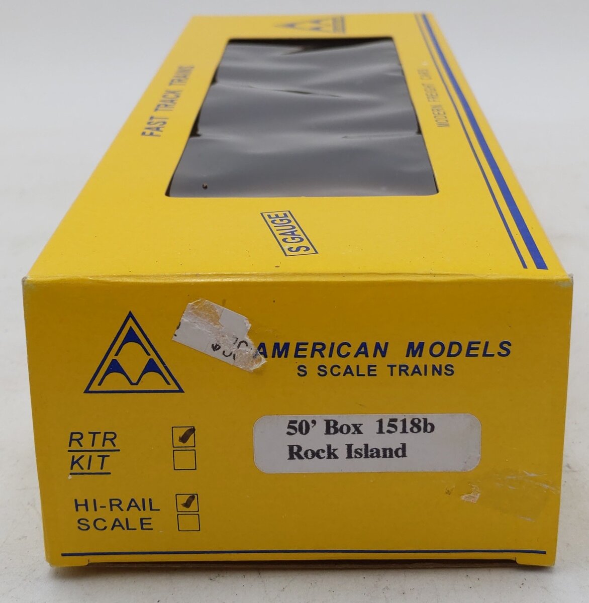 American Models 1518B S Scale Rock Island 50' Box Car #300733 LN/Box