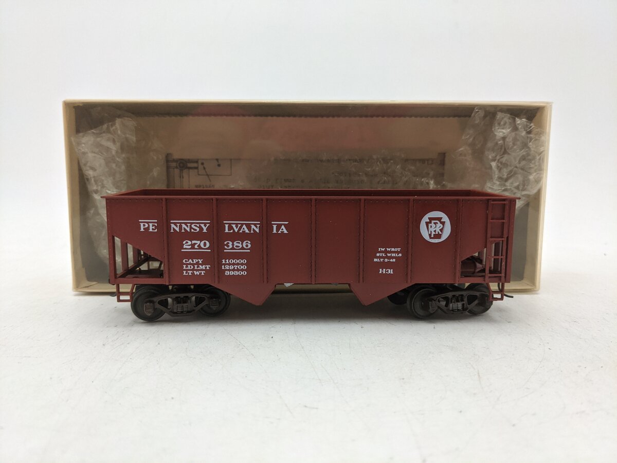 American Models S Scale Pennsylvania Railroad Hopper # 270386 EX/Box