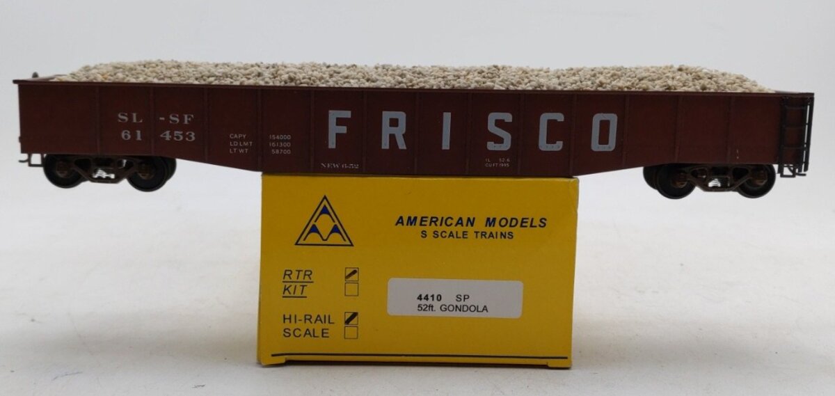 American Models 4410 S Scale Southern Pacific 52' Gondola #61453 LN/Box