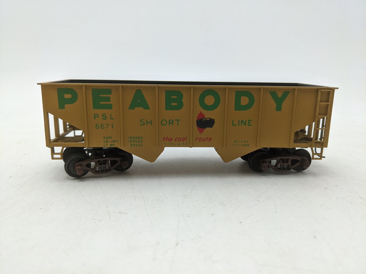 American Models 3208 S Scale (Scale) Peabody Coal Hopper Car EX/Box