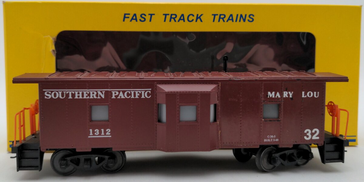 American Models 7711 S Scale Southern Pacific Bay Window Caboose #1312 EX/Box