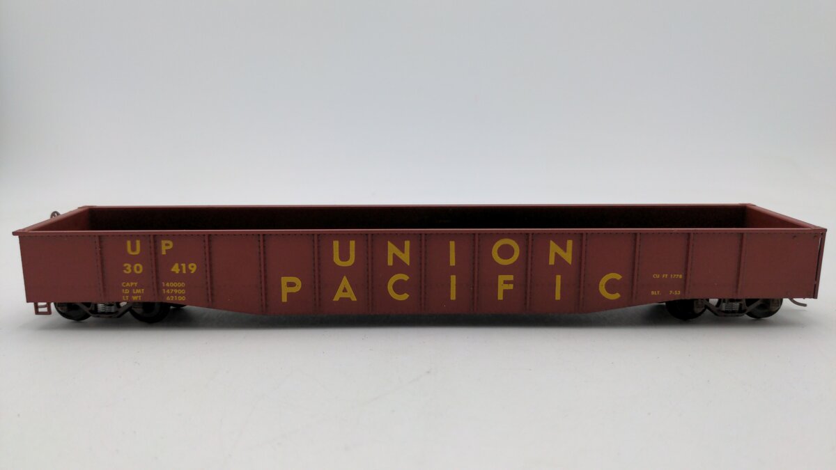 American Models 401 S Scale Union Pacific Gondola #30419 EX/Box