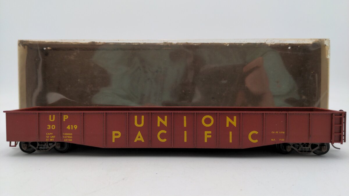 American Models 401 S Scale Union Pacific Gondola #30419 EX/Box