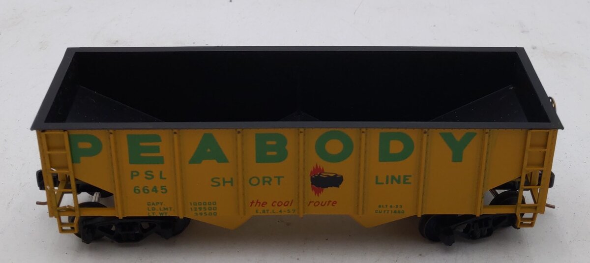 American Models 308 S Gauge Peabody 2-Bay Hopper AM #6645 LN/Box