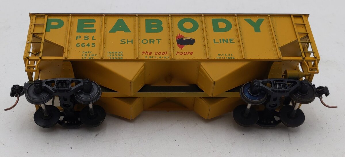 American Models 308 S Gauge Peabody 2-Bay Hopper AM #6645 LN/Box