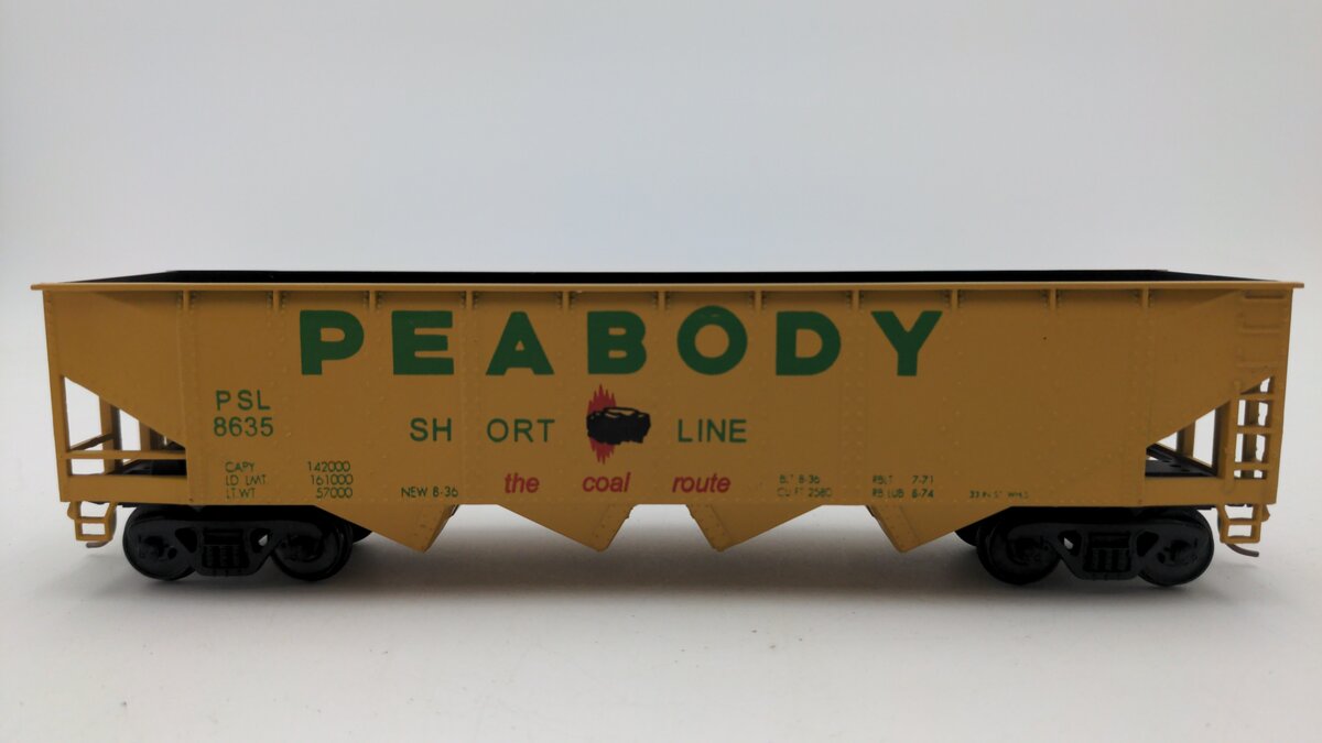 American Models 3406 S Scale Peabody 4-Bay Hopper #8635 VG/Box