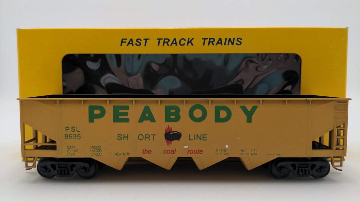 American Models 3406 S Scale Peabody 4-Bay Hopper #8635 VG/Box