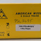 American Models 3406 S Scale Peabody 4-Bay Hopper #8635 VG/Box