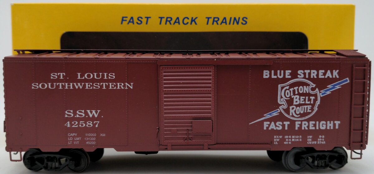 American Models 1103 S Scale St. Louis South Western 40' Box Car #42587 EX/Box