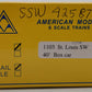 American Models 1103 S Scale St. Louis South Western 40' Box Car #42587 EX/Box