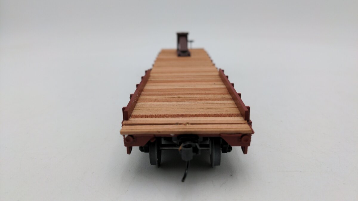 American Models 2011 S Scale Pennsylvania Flat Car #470132 EX/Box