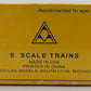 American Models 2011 S Scale Pennsylvania Flat Car #470132 EX/Box