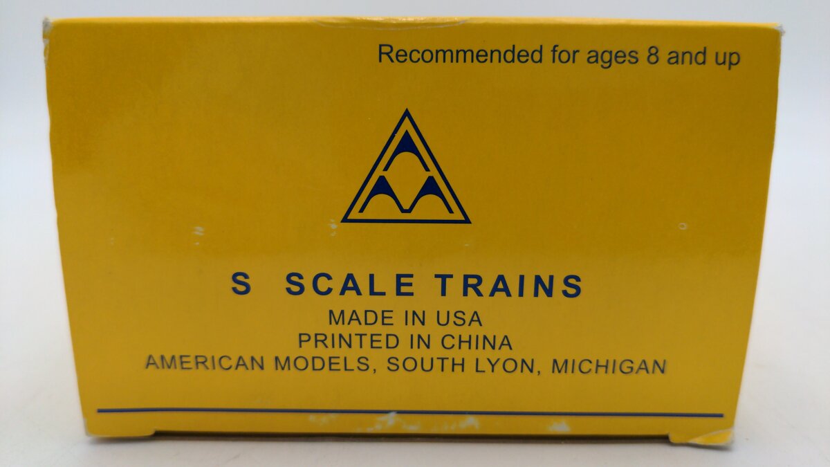 American Models 2011 S Scale Pennsylvania Flat Car #470132 EX/Box