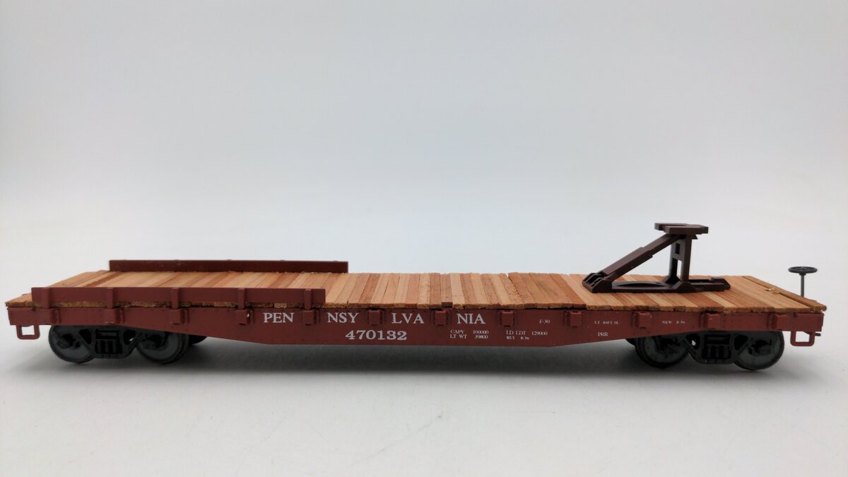 American Models 2011 S Scale Pennsylvania Flat Car #470132 EX/Box