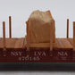 American Models S Gauge Pennsylvania Railroad Flatcar #470145 w/ Load VG/Box