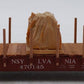 American Models S Gauge Pennsylvania Railroad Flatcar #470145 w/ Load VG/Box