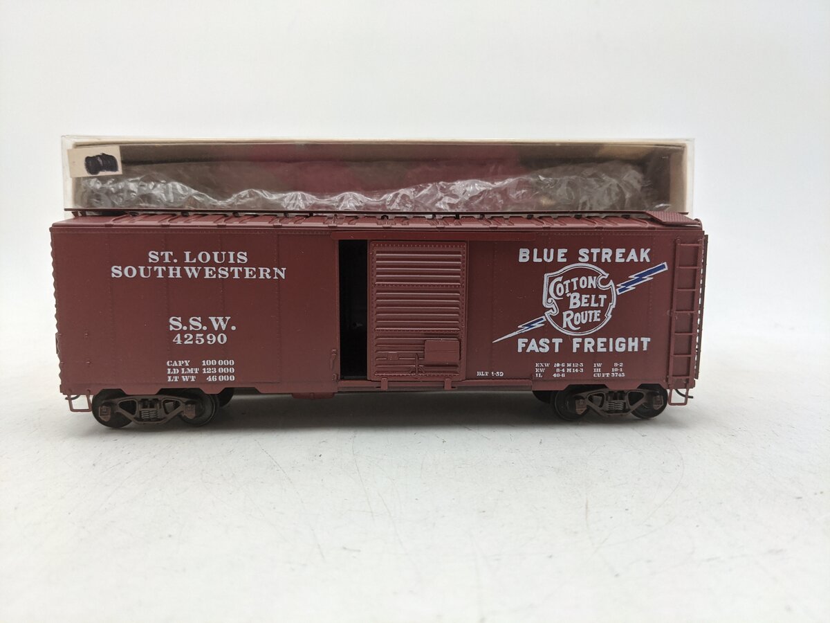 American Models 1103 S Scale St. Louis South Western 40' Box Car #42590 EX/Box