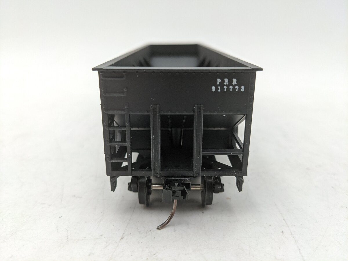 American Models 3458B S Scale PRR 4-Bay Hopper Scale- Wheels & Couplers EX/Box