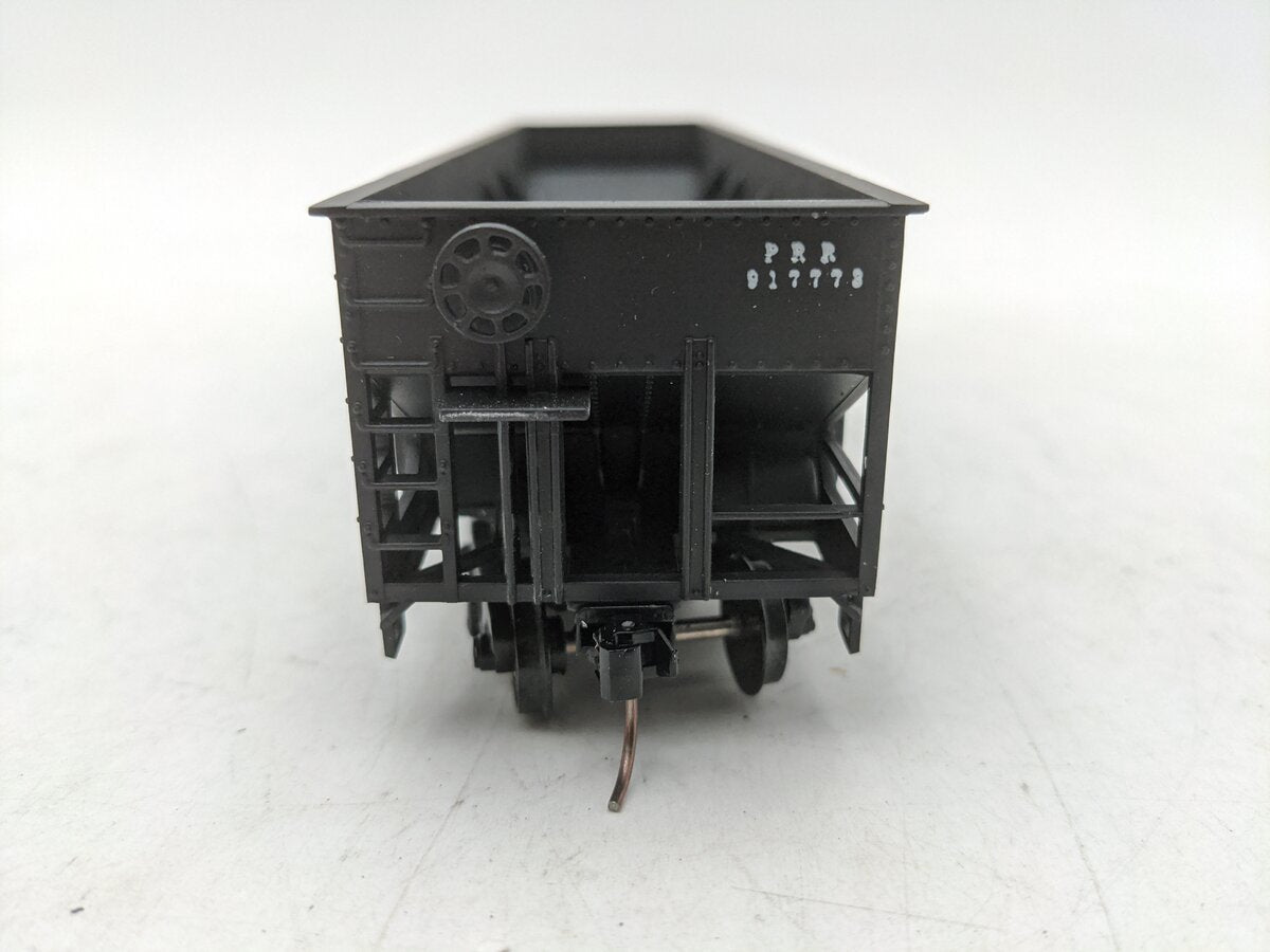 American Models 3458B S Scale PRR 4-Bay Hopper Scale- Wheels & Couplers EX/Box
