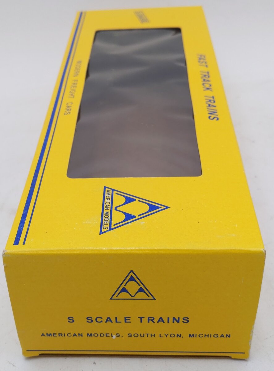 American Models 6022 S Scale Frisco Flatcar w/Stakes #100331 LN/Box