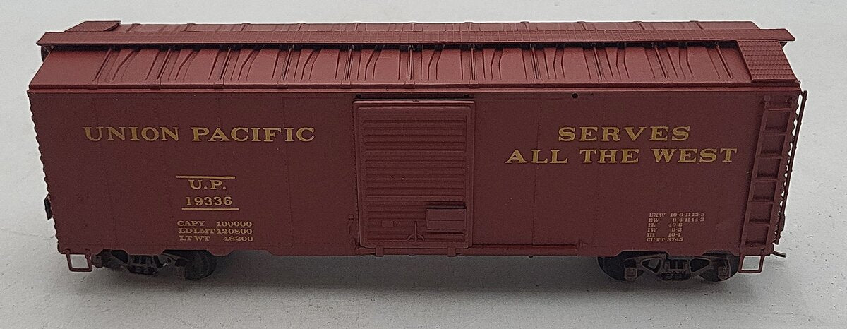 American Models 118 S Scale Union Pacific 40' Box Car #19336 EX/Box