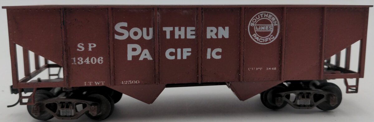 American Models 311 S Scale Southern Pacific 2- Bay Hopper Car Kit (Assembled)