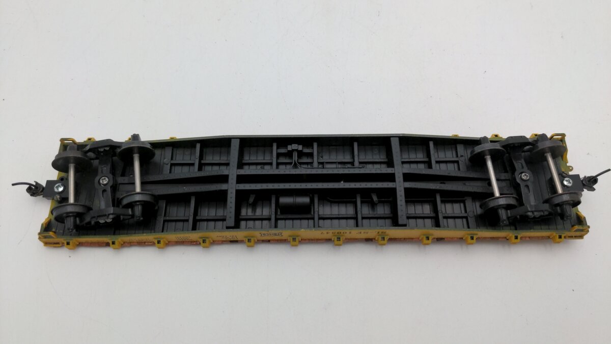 American Models 6022 S Scale (Hi-Rail) Frisco Flatcar #100347 VG/Box