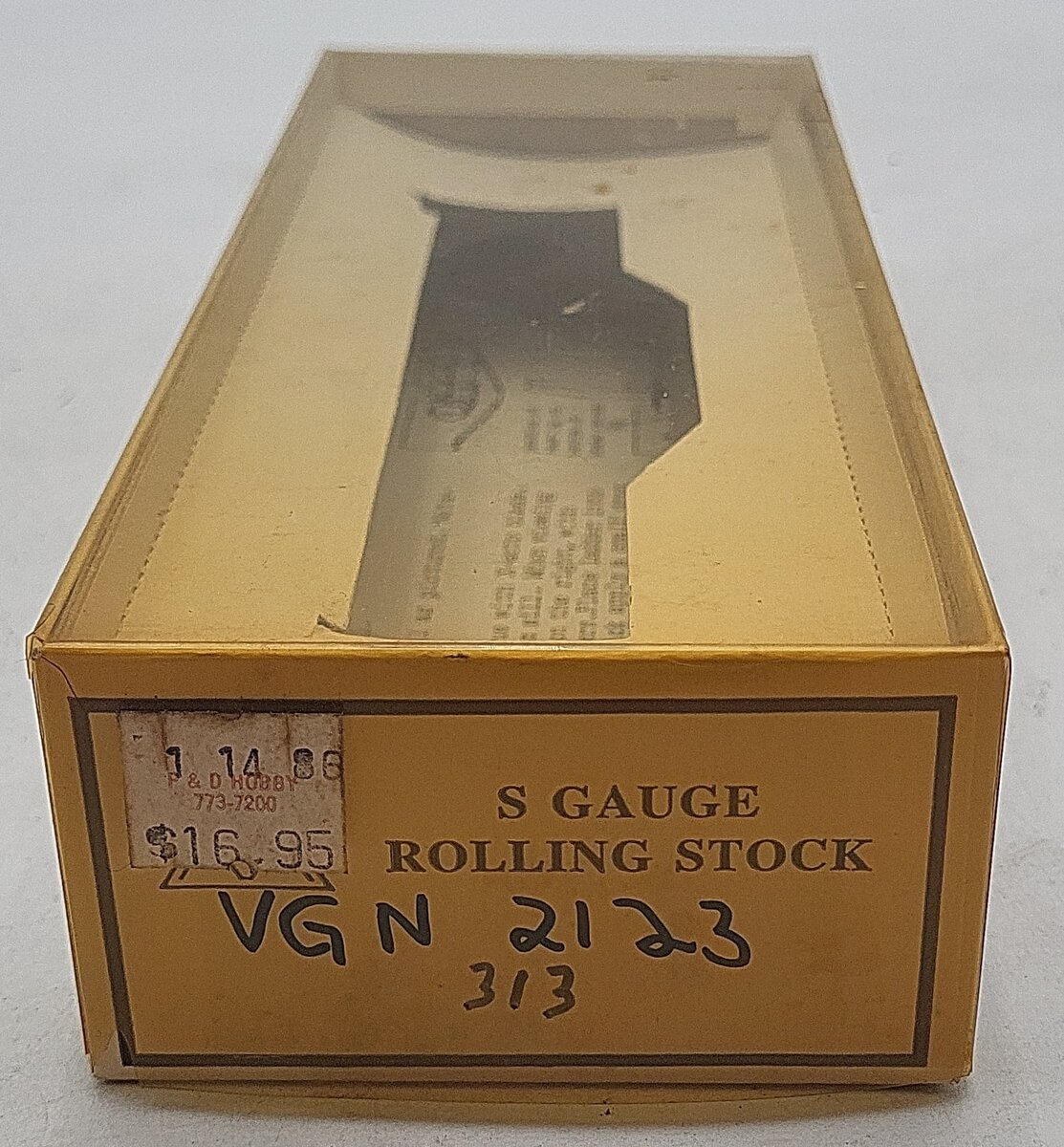 American Models 313 S Scale Virginian 2-Bay Hopper #2123 VG/Box