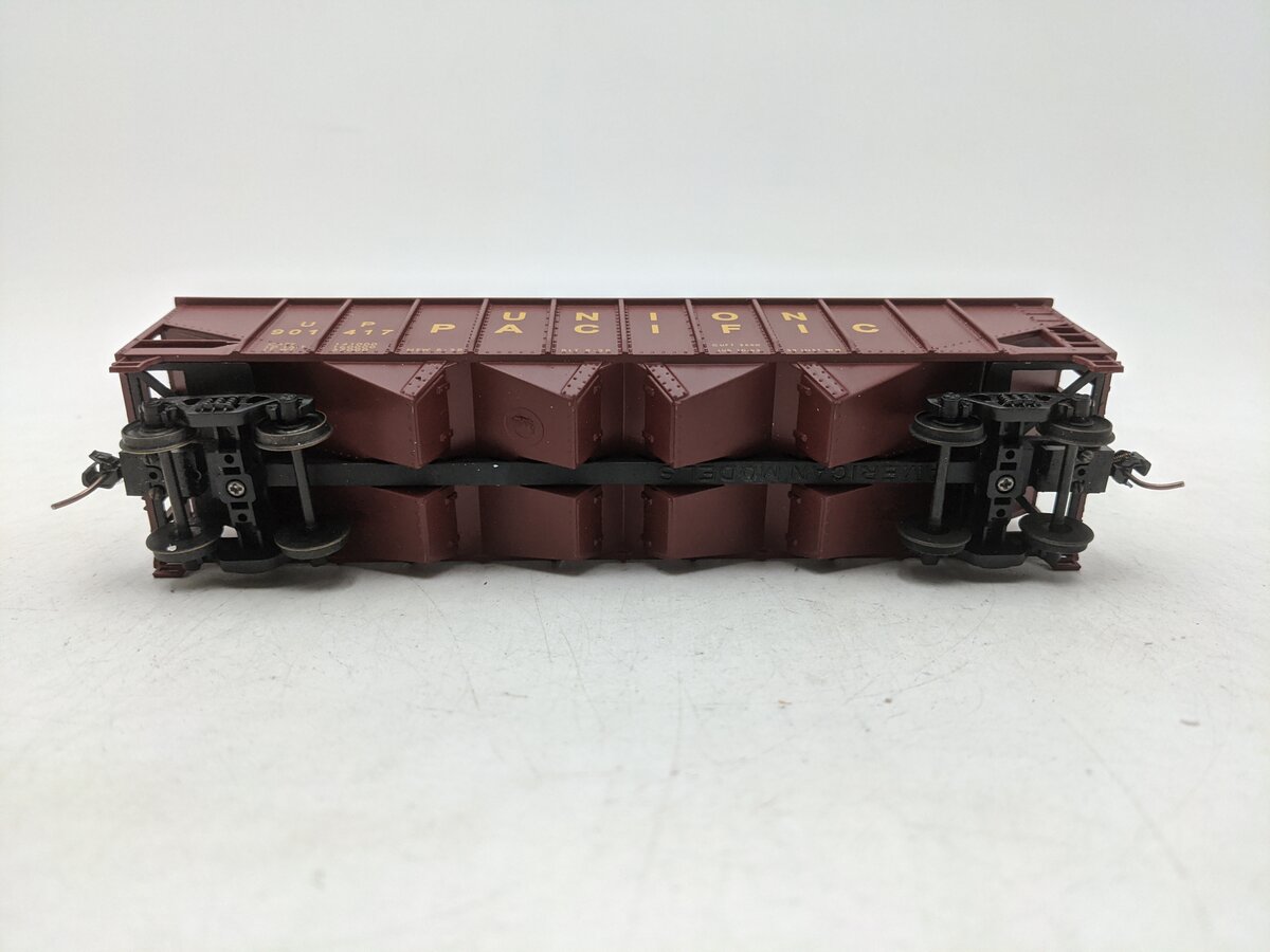 American Models 3459 S Scale Union Pacific 4-Bay Hopper #901417-Scale Wheels EX/Box