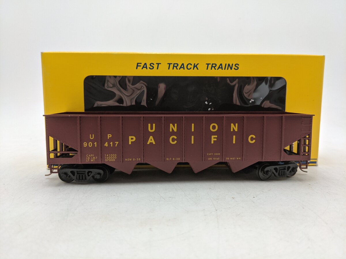 American Models 3459 S Scale Union Pacific 4-Bay Hopper #901417-Scale Wheels EX/Box