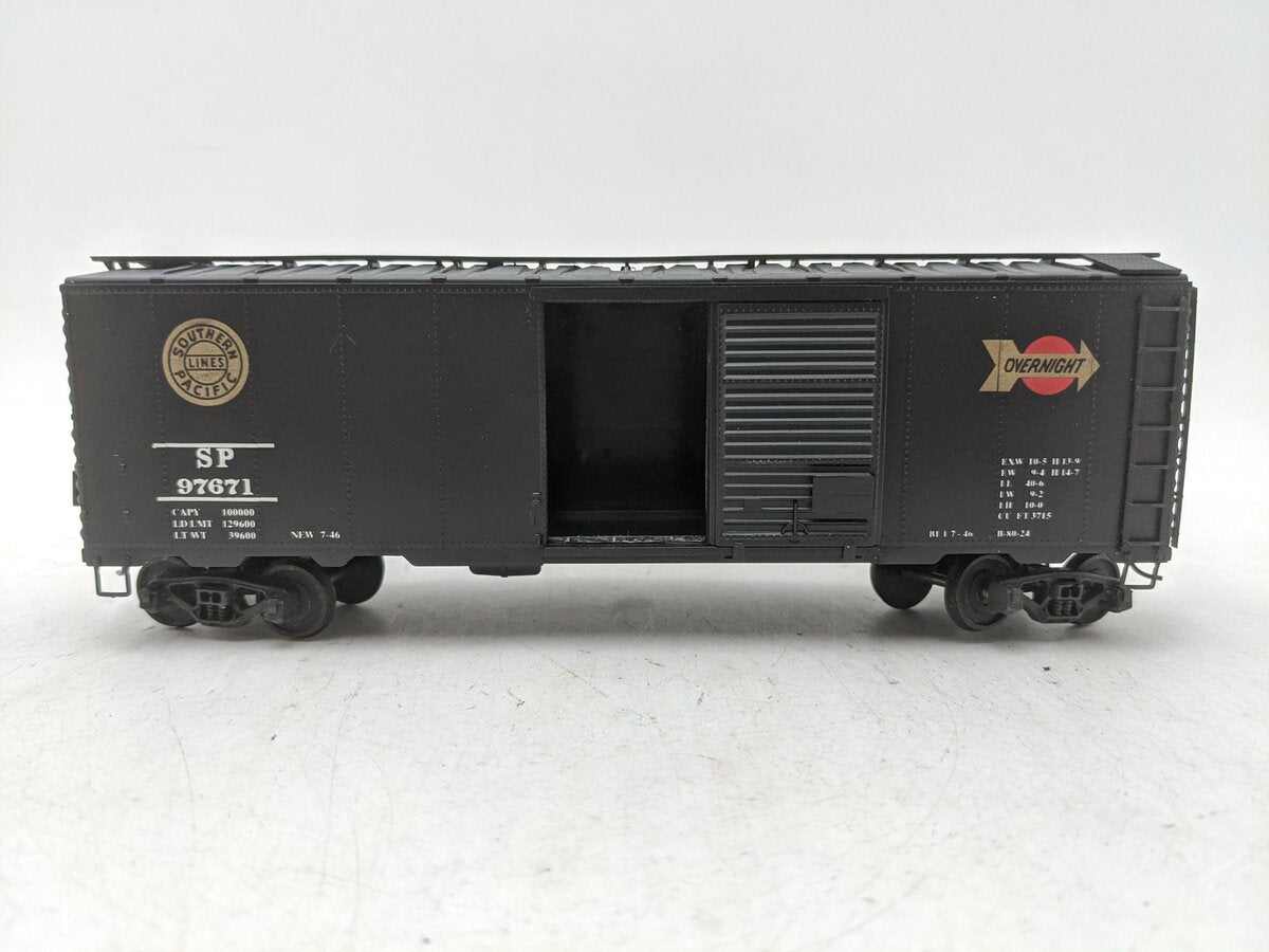 American Models 1117 S Scale Southern Pacific 40' Box Car #97671 (Hi-Rail) EX/Box
