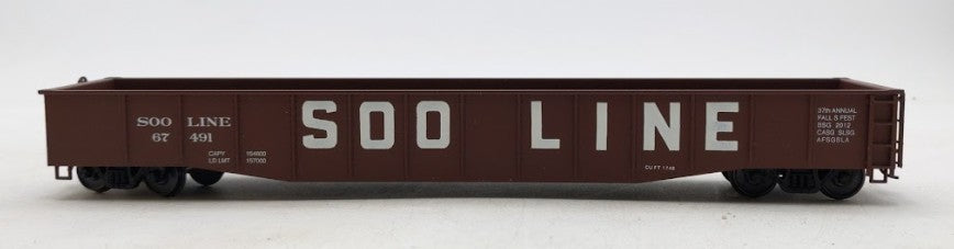 American Models S Scale SOO Line 37th FSF BSG Gondola #67491 LN/Box