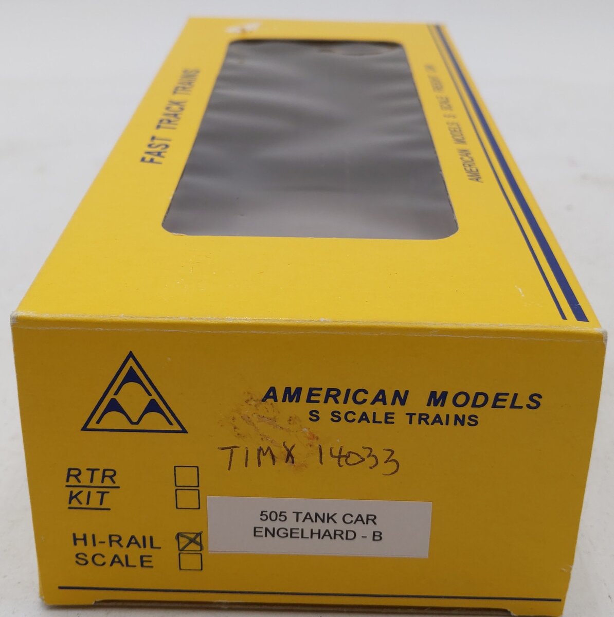 American Models 505 S Scale Engelhard Tank Car #14033 LN/Box