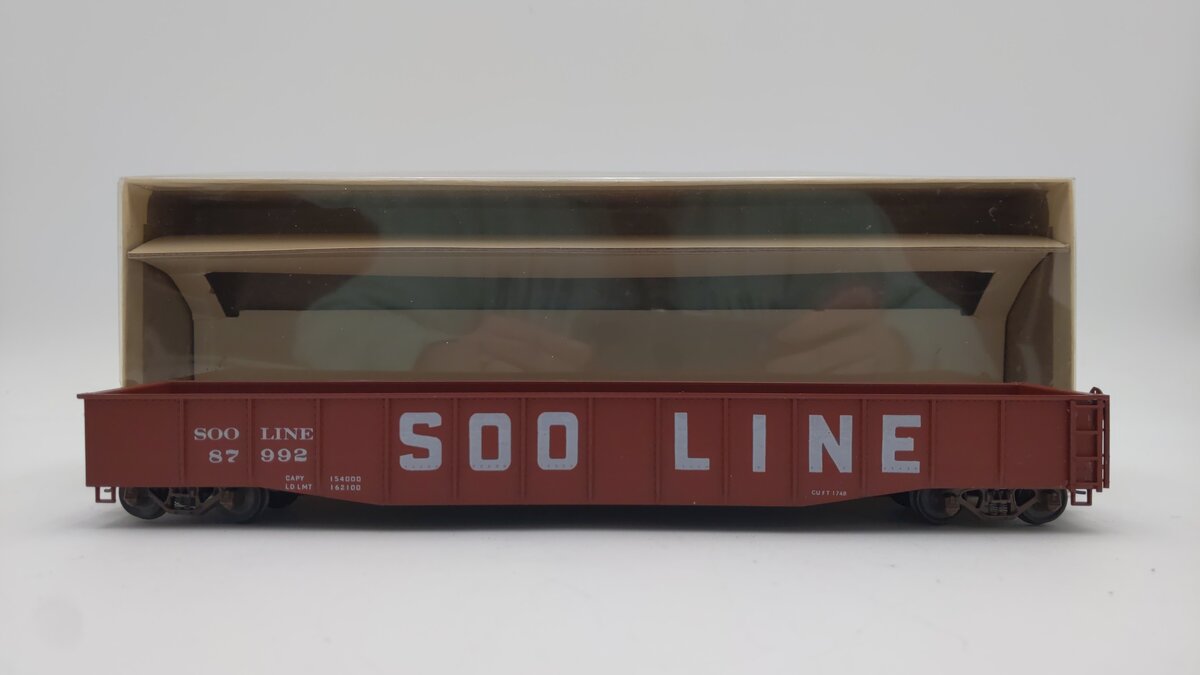 American Models 412 S Scale SOO Line Gondola #87992 EX/Box