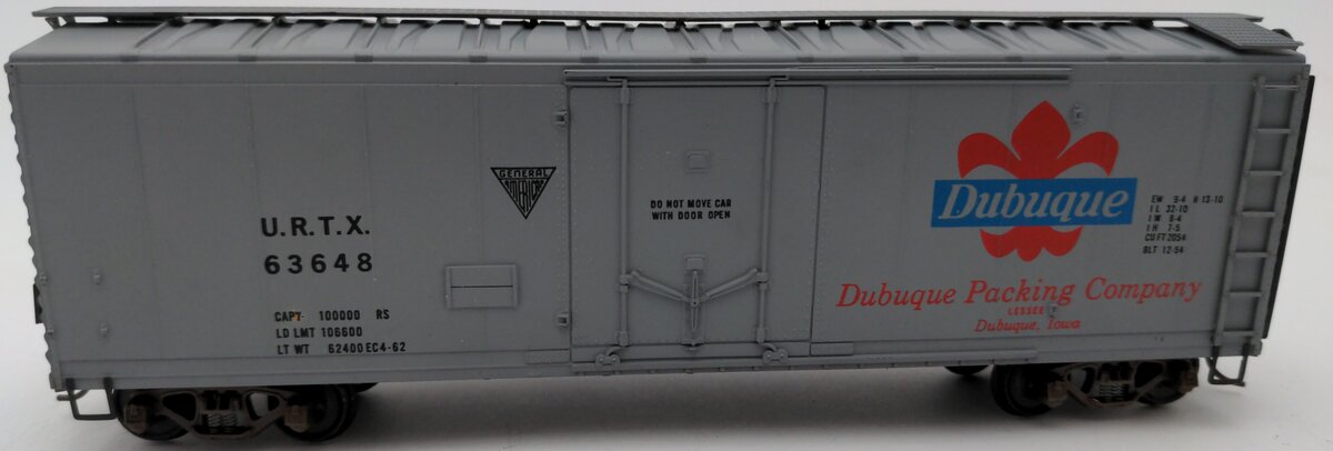 American Models 206 S Scale Union Refrigerator Transit Boxcar #63648 LN/Box