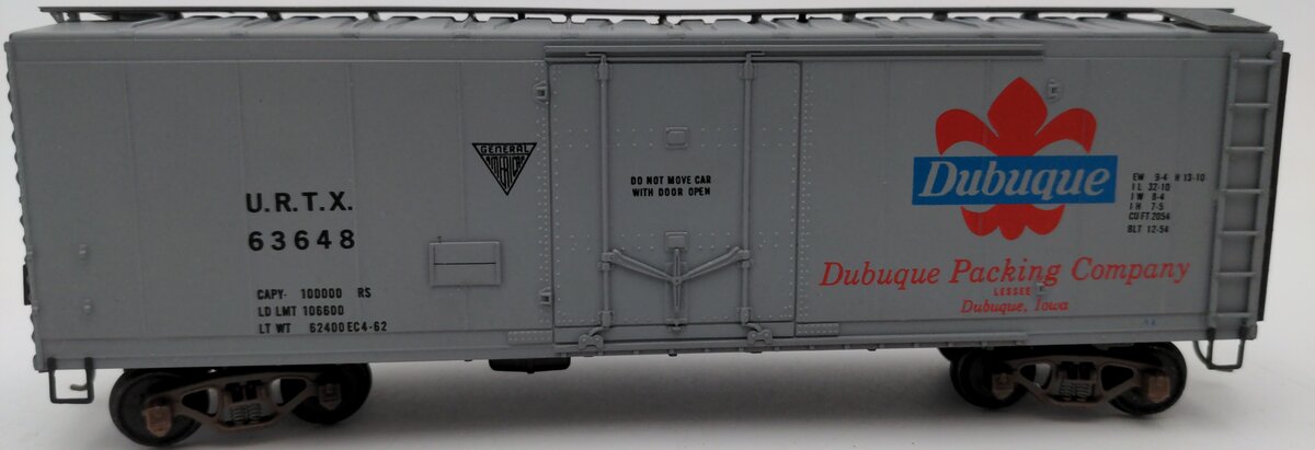 American Models 206 S Scale Union Refrigerator Transit Boxcar #63648 LN/Box