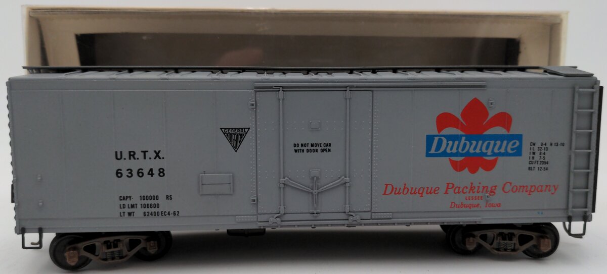 American Models 206 S Scale Union Refrigerator Transit Boxcar #63648 LN/Box