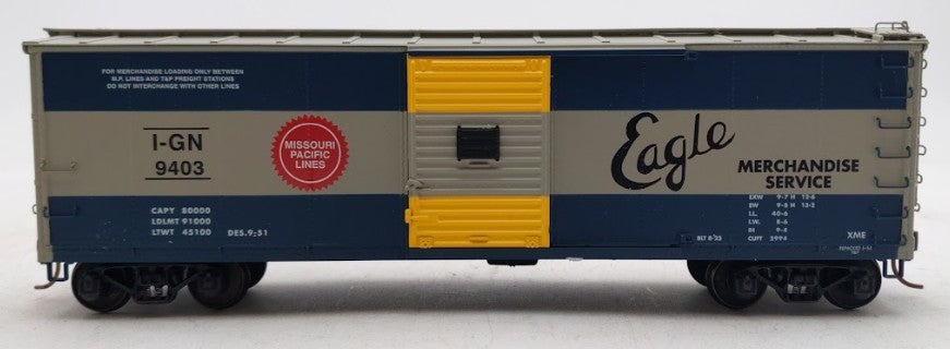 S-Helper 00348 S Scale Missouri Pacific Eagle Steel Rebuilt Boxcar #9403 LN/Box