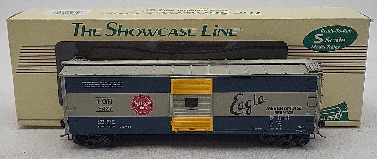 S-Helper Service 00349 S Missouri Pacific Eagle #2 XM Steel Rebuilt Boxcar #9427 LN/Box