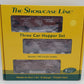 S-Helper Service 01113 S Gauge Illinois Central Offset Hoppers 3-Pack EX/Box