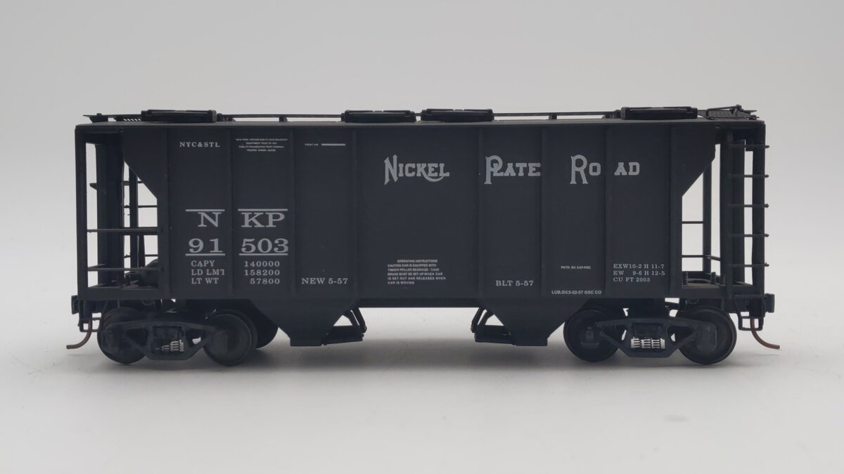 S-Helper 00077 S Scale Nickel Plate Road Covered Hopper #91503 LN/Box