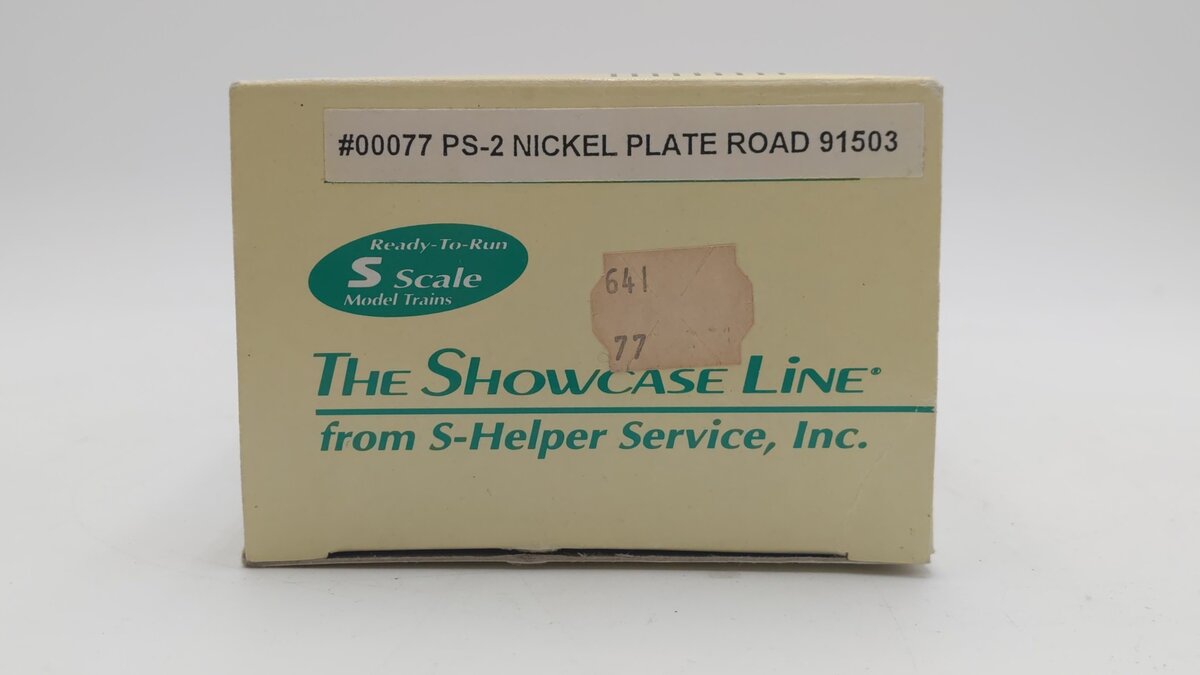 S-Helper 00077 S Scale Nickel Plate Road Covered Hopper #91503 LN/Box