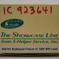 The Showcase Line 00161 S Scale IC Bulkhead Flatcar w/ GBP Load LN/Box