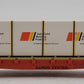 The Showcase Line 00161 S Scale IC Bulkhead Flatcar w/ GBP Load LN/Box