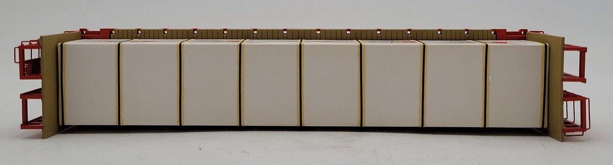 The Showcase Line 00161 S Scale IC Bulkhead Flatcar w/ GBP Load LN/Box