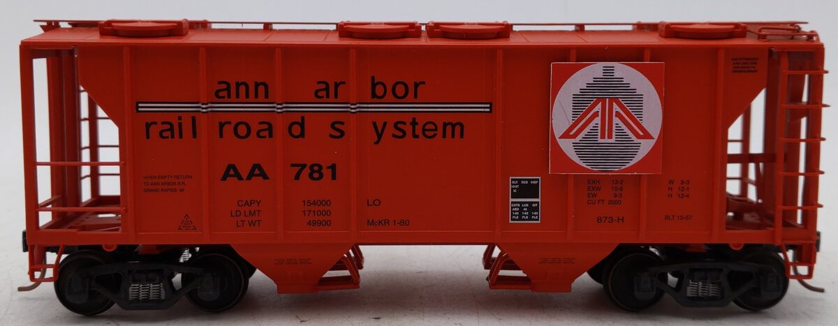 S-Helper 00415 S Gauge Ann Arbor 2 Bay PS-2 Hopper #781 EX/Box