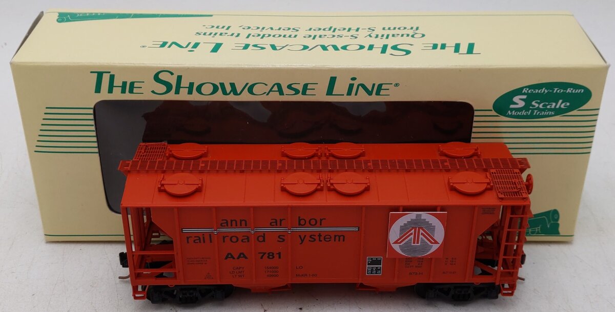 S-Helper 00415 S Gauge Ann Arbor 2 Bay PS-2 Hopper #781 EX/Box